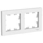 Рамка 2-постовая ATN000102 AtlasDesign, универсальная, белый
