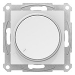 Светорегулятор (диммер) поворотно-нажимной ATN000134 AtlasDesign, 315Вт, мех., белый